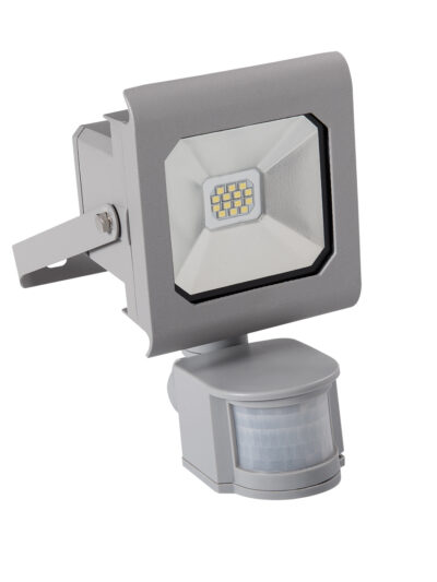 LED Прожектор 10W със сензор за движение - Сив