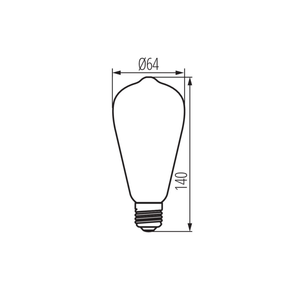 LED източник на светлина — технически чертеж