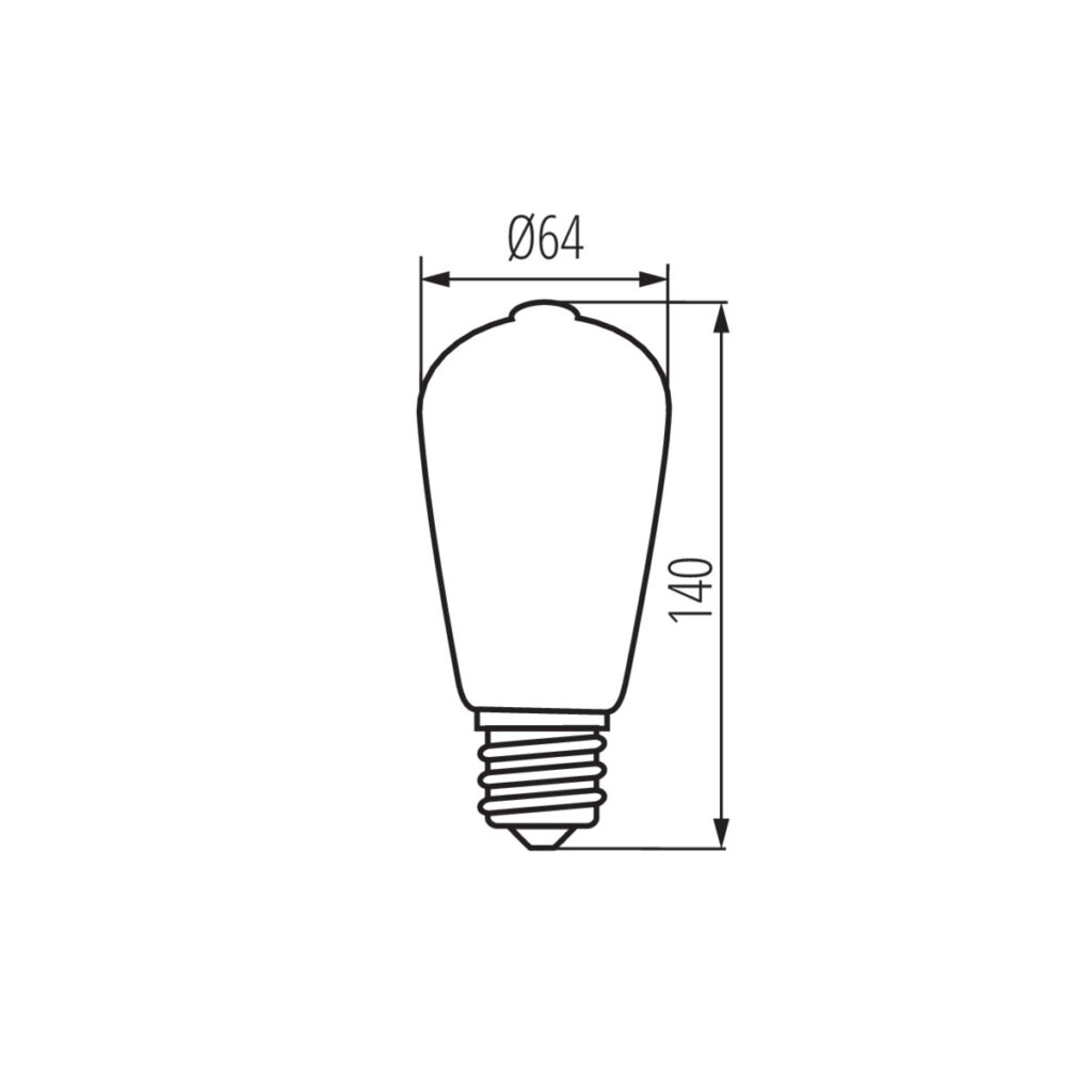 LED източник на светлина — технически чертеж