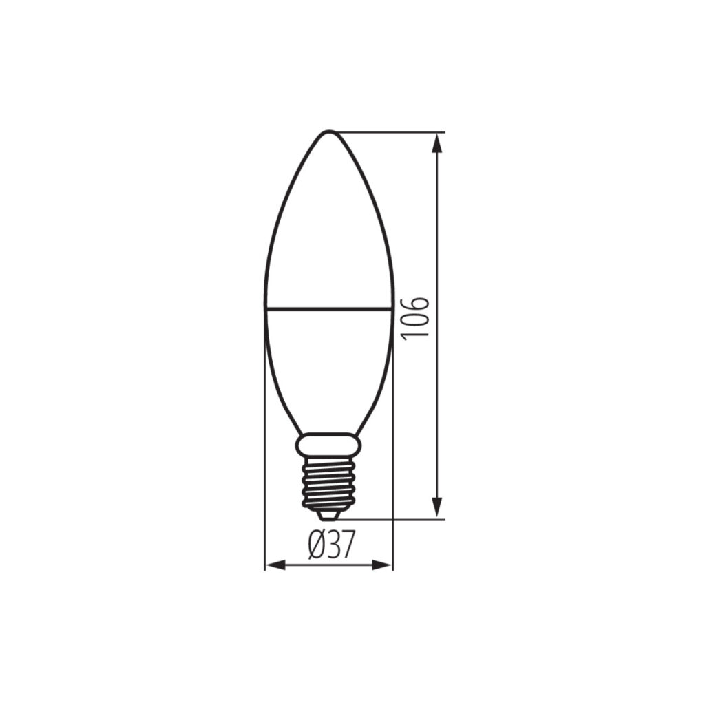 LED източник на светлина SMART — технически чертеж