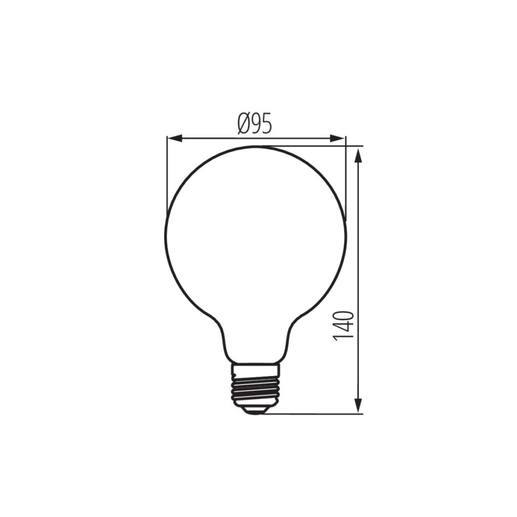 LED източник на светлина — технически чертеж