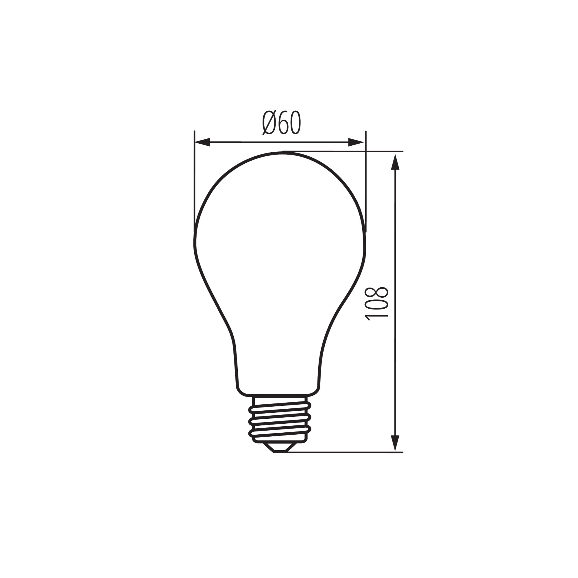 LED източник на светлина — технически чертеж