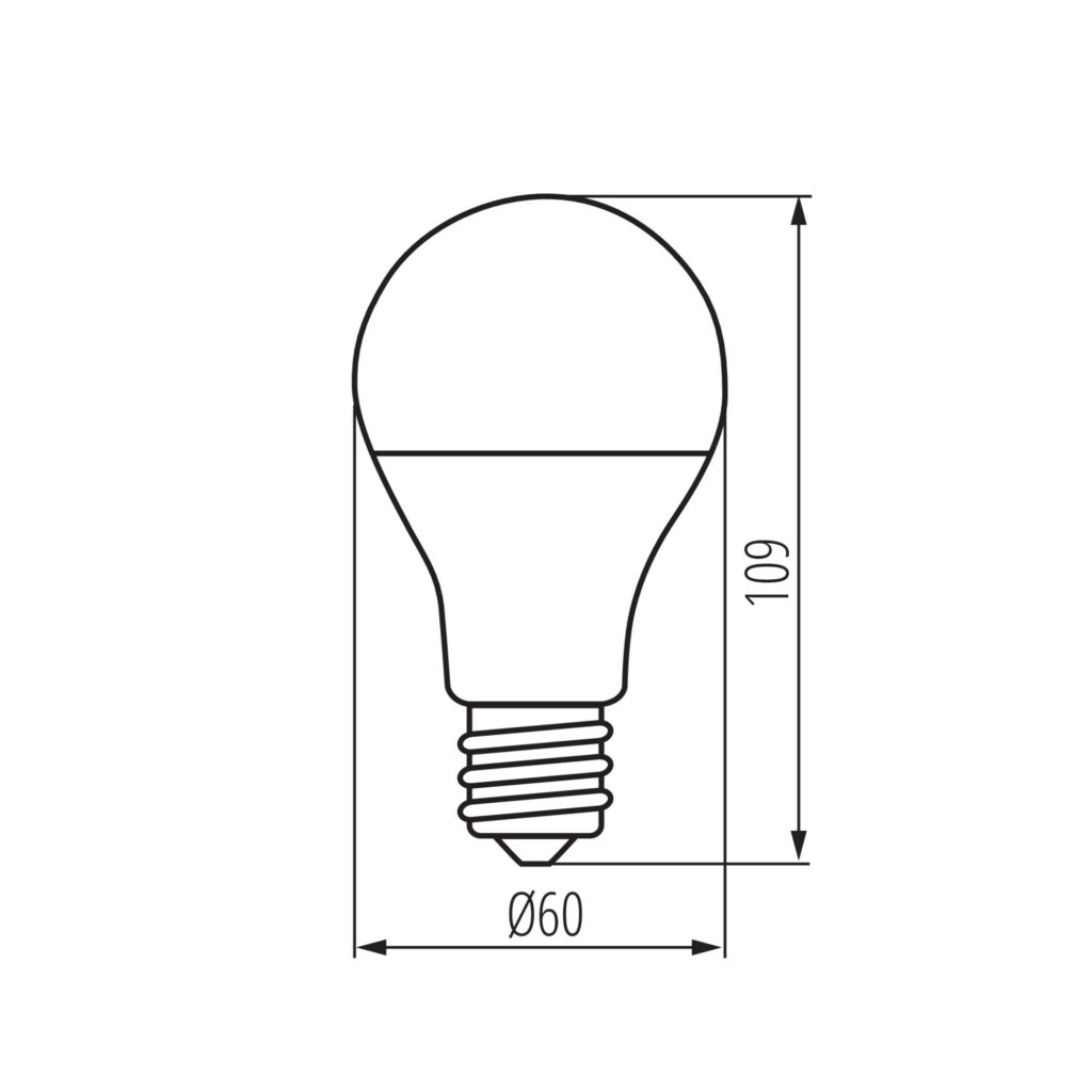 LED източник на светлина — технически чертеж