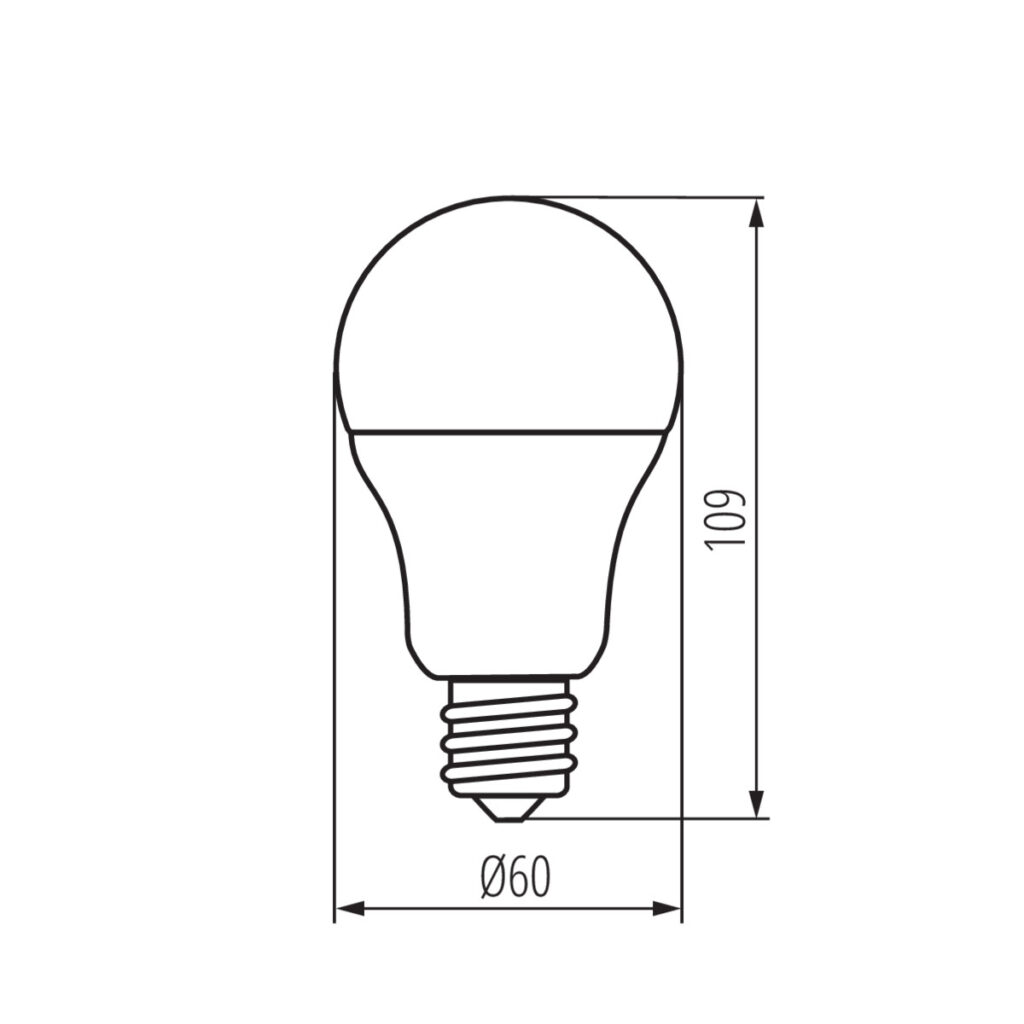 LED източник на светлина — технически чертеж