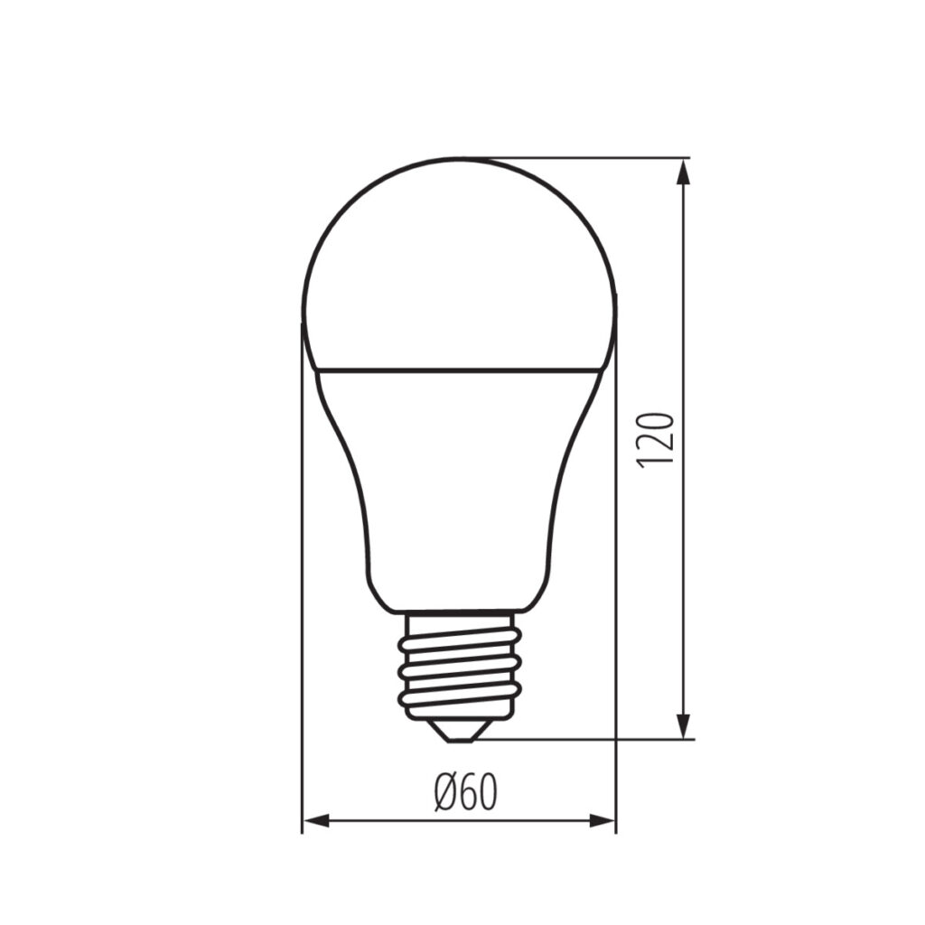 LED източник на светлина — технически чертеж