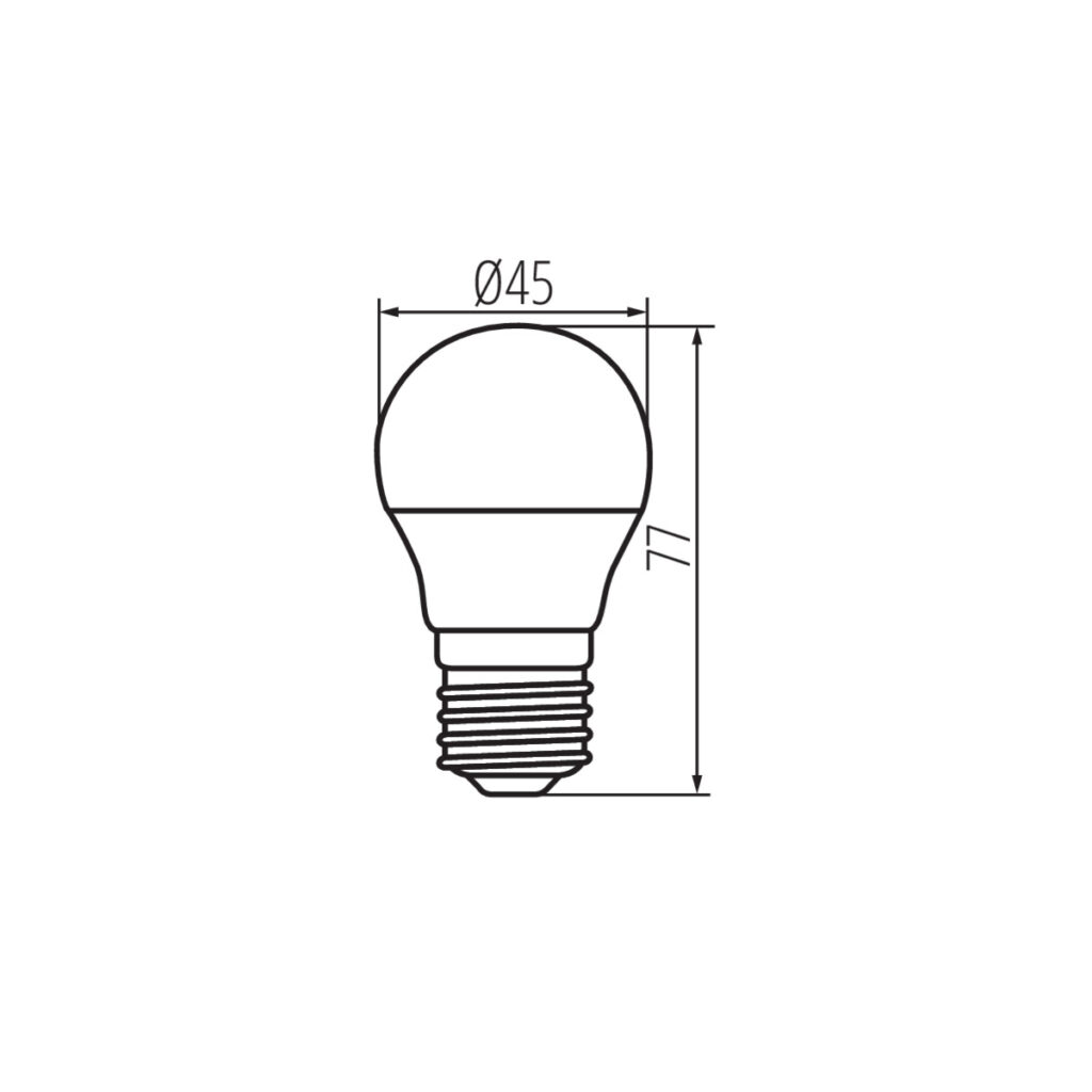 LED източник на светлина — технически чертеж
