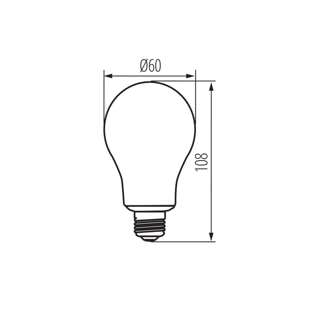 LED източник на светлина — технически чертеж