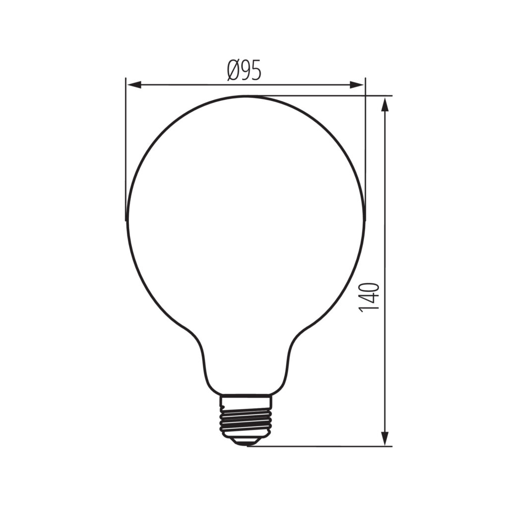 LED източник на светлина — технически чертеж