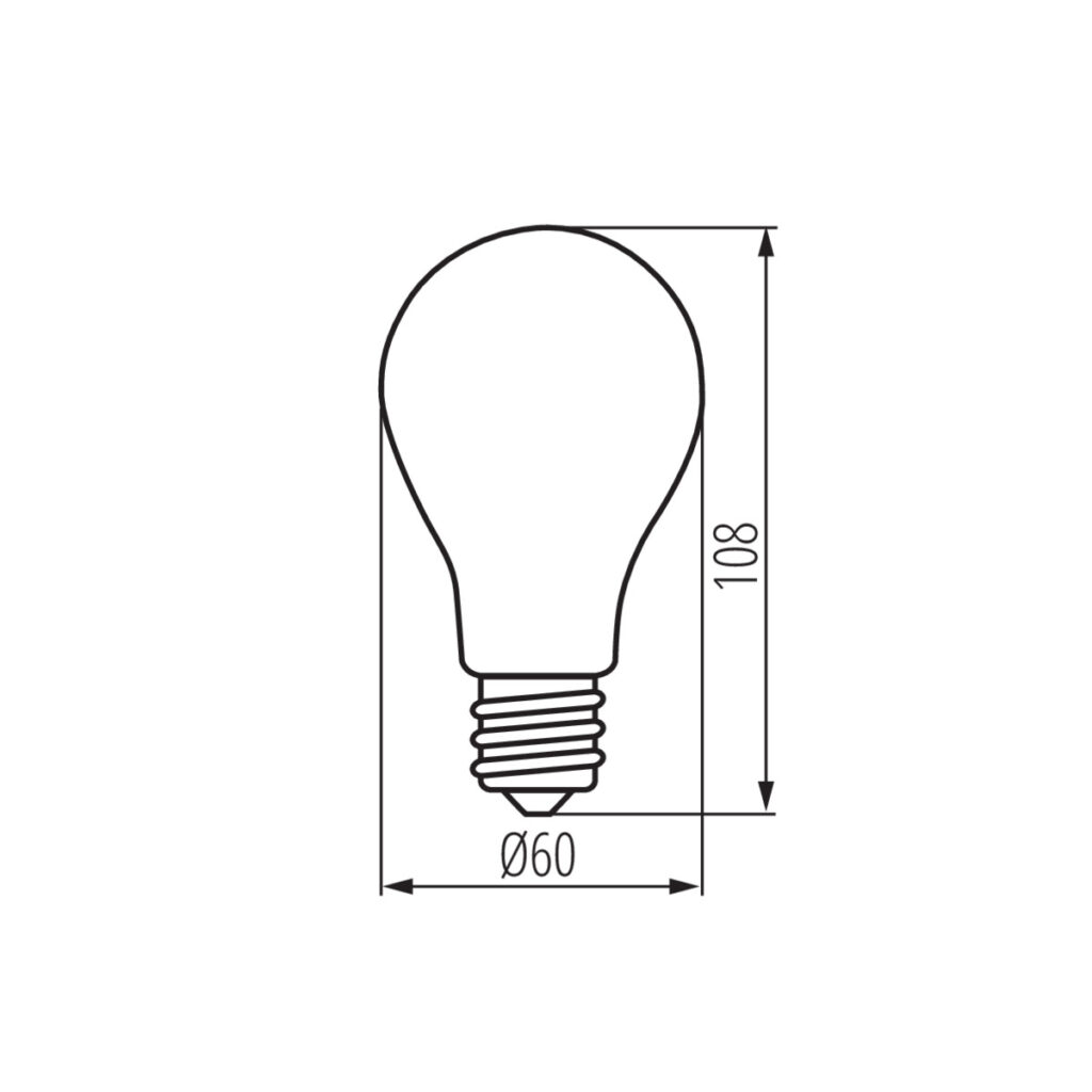 LED източник на светлина — технически чертеж