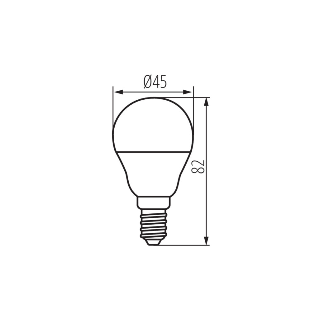 LED източник на светлина — технически чертеж