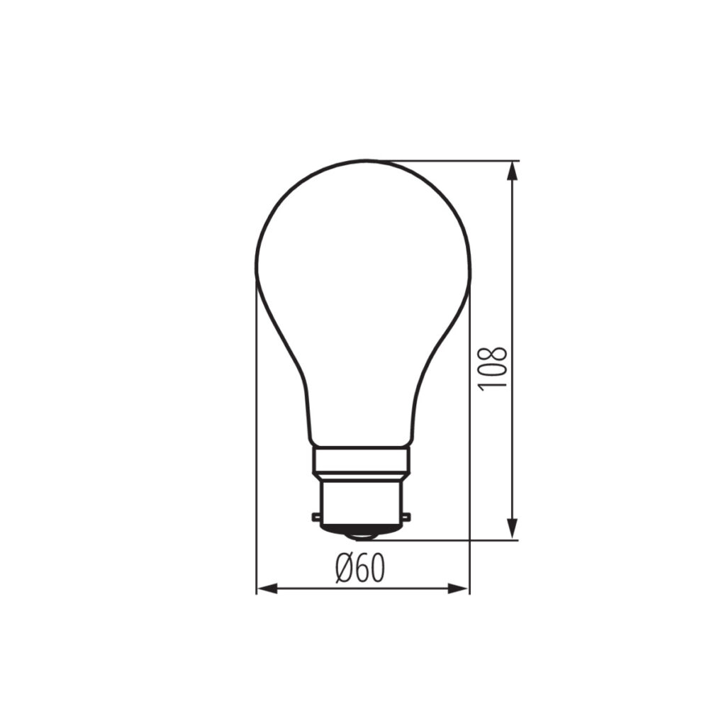 LED източник на светлина — технически чертеж