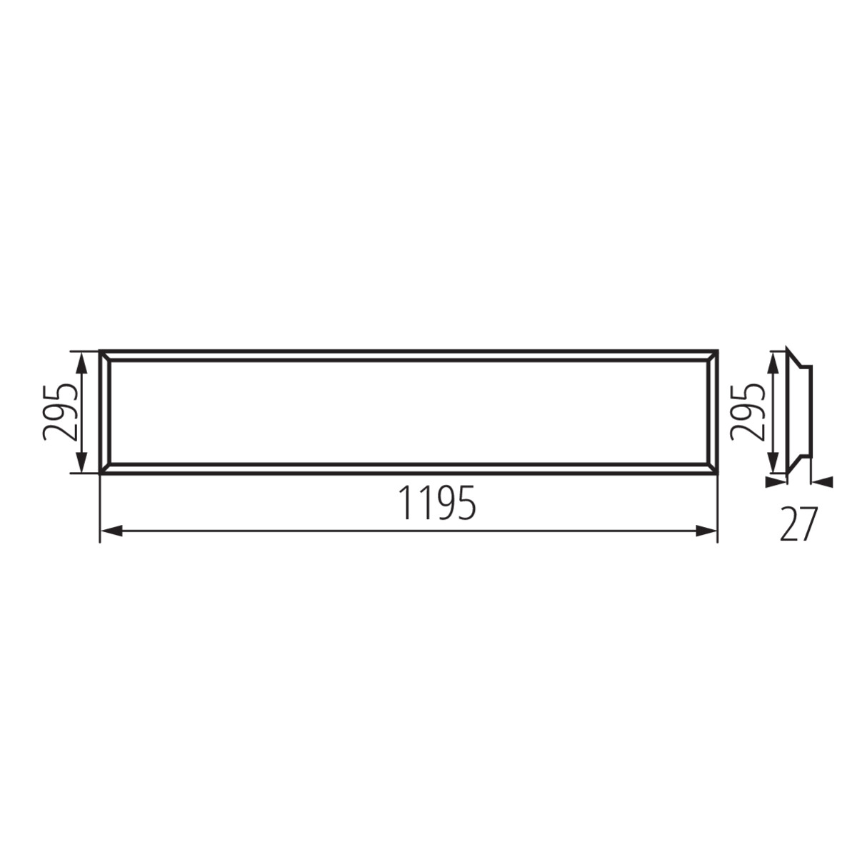 BLINGO PN38W 12030 NW — технически чертеж