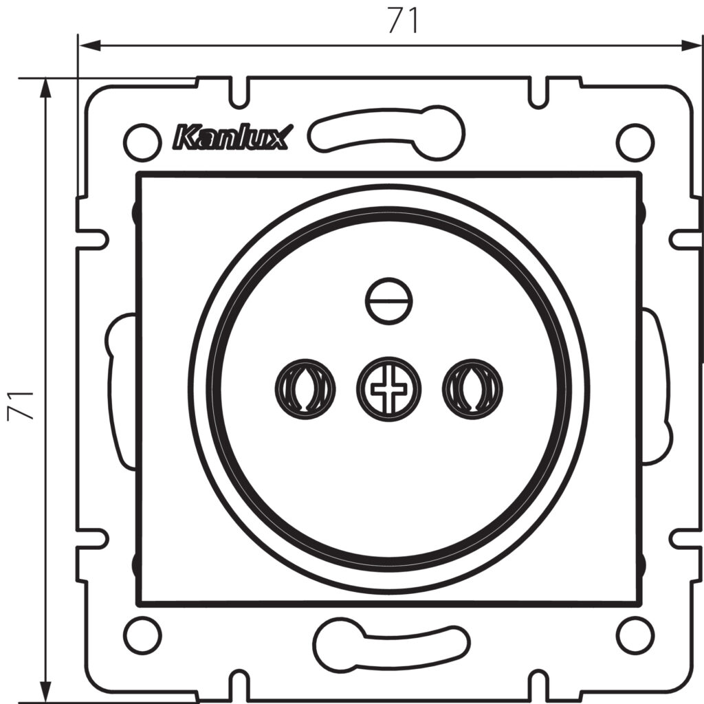 DOMO 01-1252-134 czw. — технически чертеж