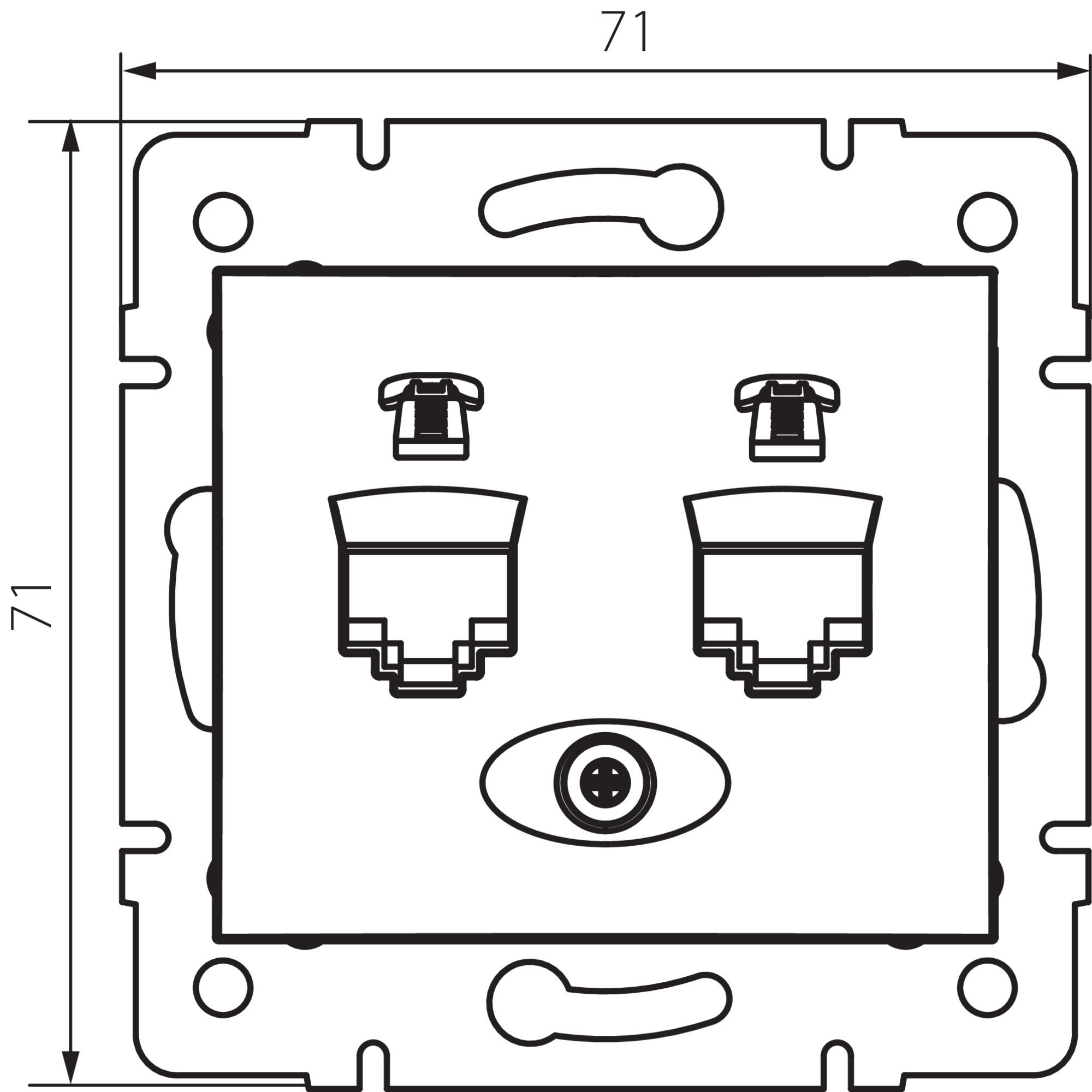 DOMO 01-1380-002 bi — технически чертеж
