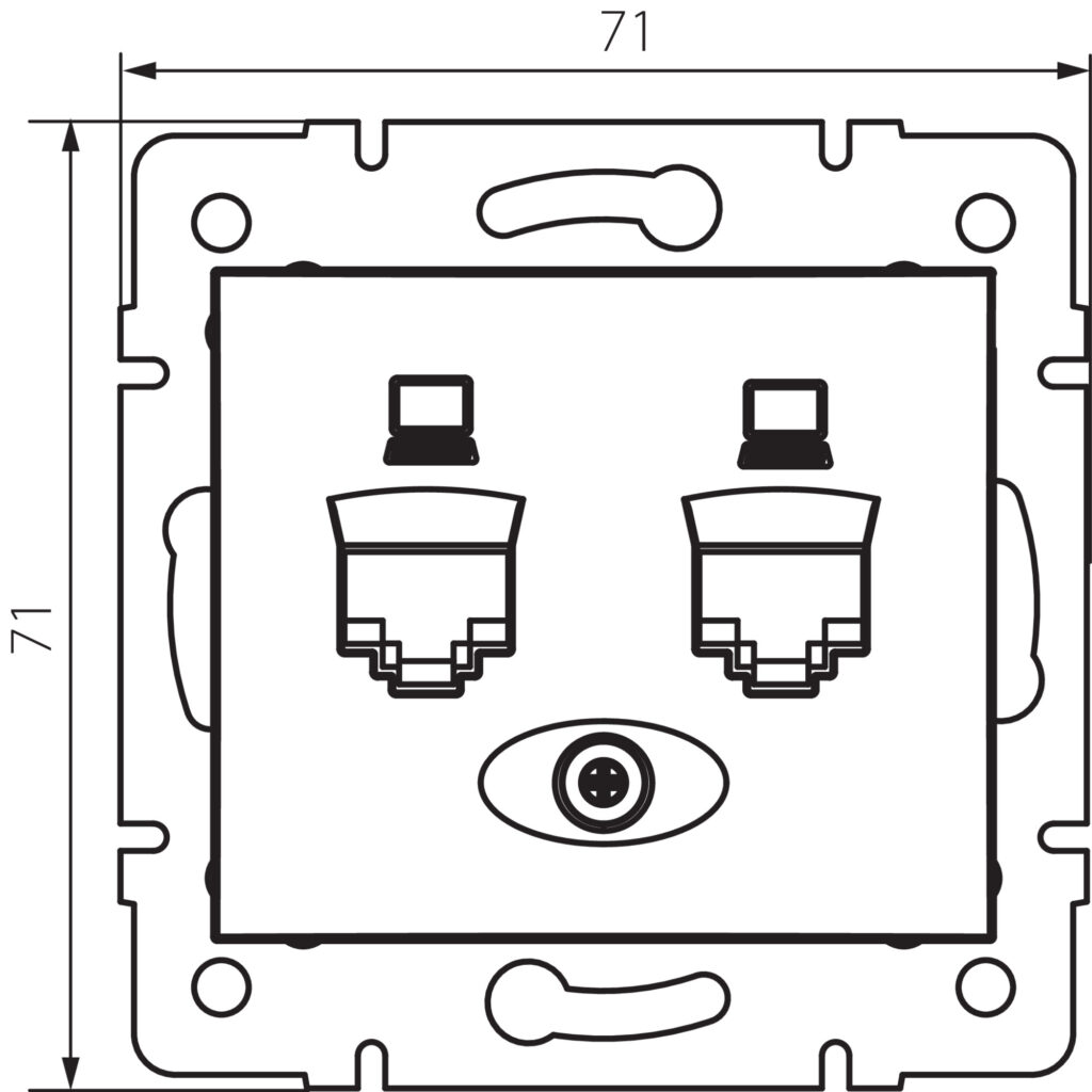DOMO 01-1420-002 bi — технически чертеж