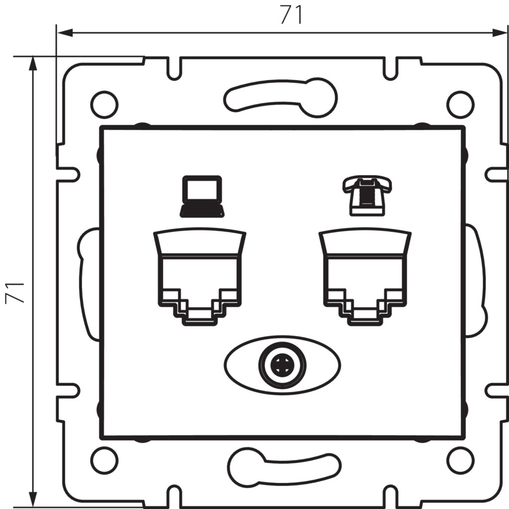 DOMO 01-1440-002 bi — технически чертеж