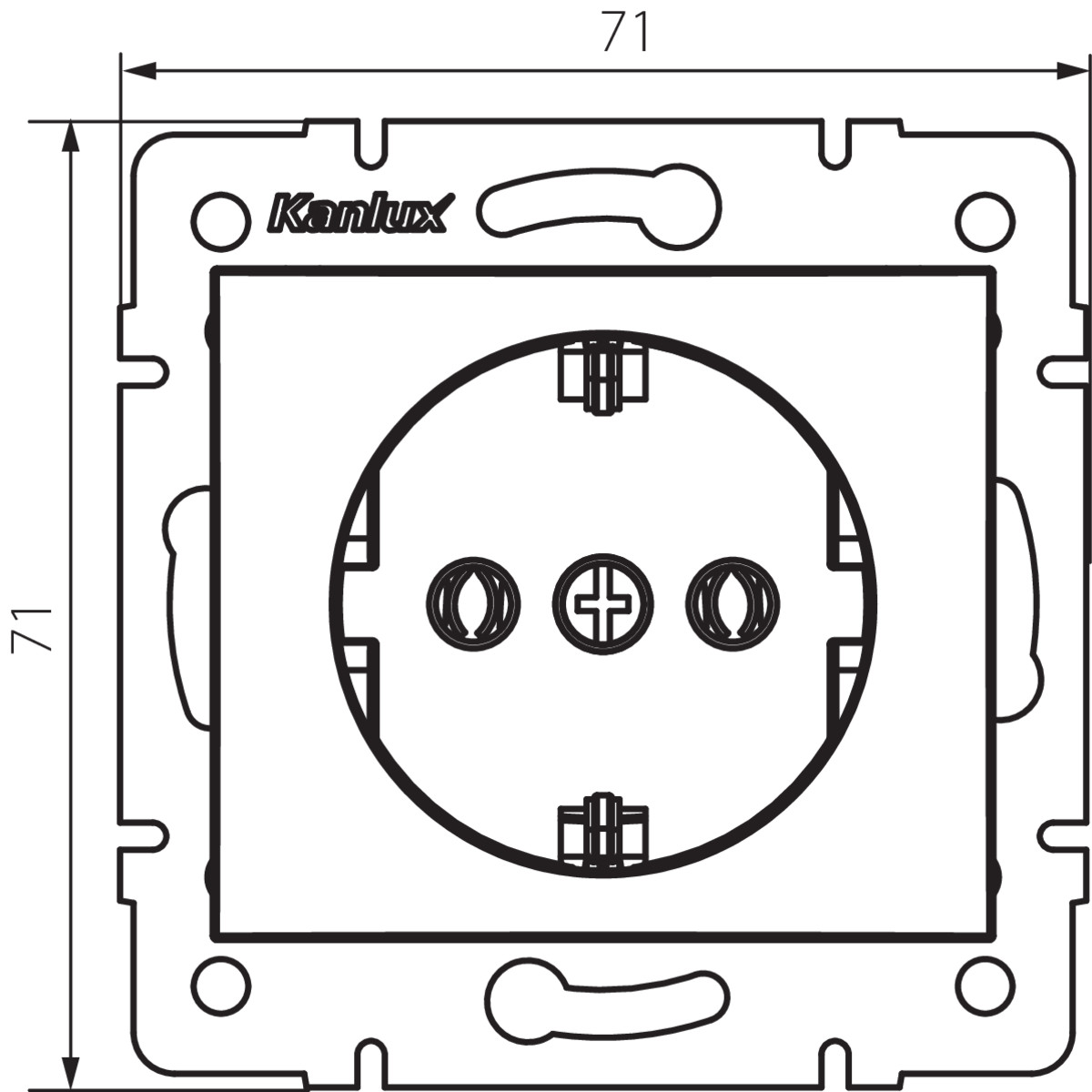 DOMO 01-1220-103 kr — технически чертеж