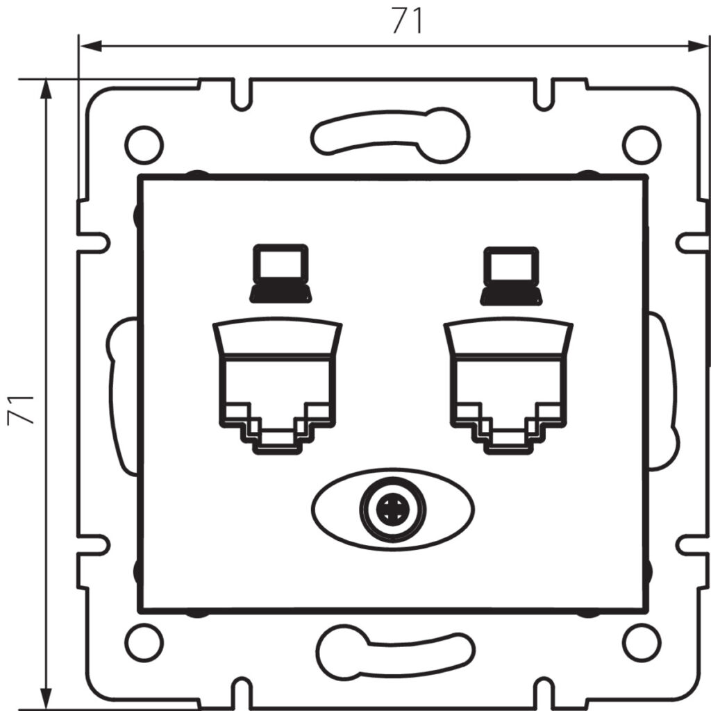 DOMO 01-1420-050 sz — технически чертеж