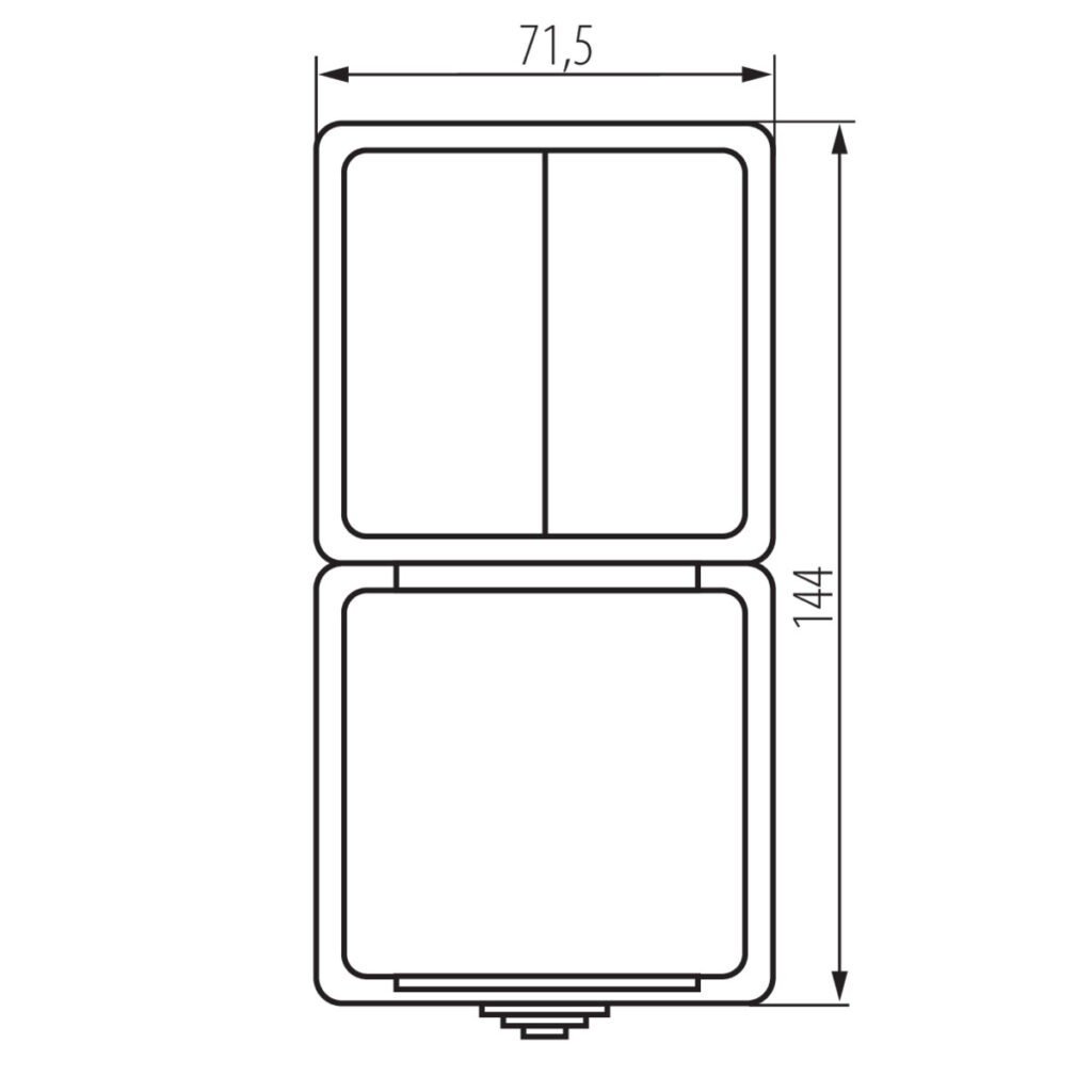 TEKNO 05-3529-143 sz — технически чертеж