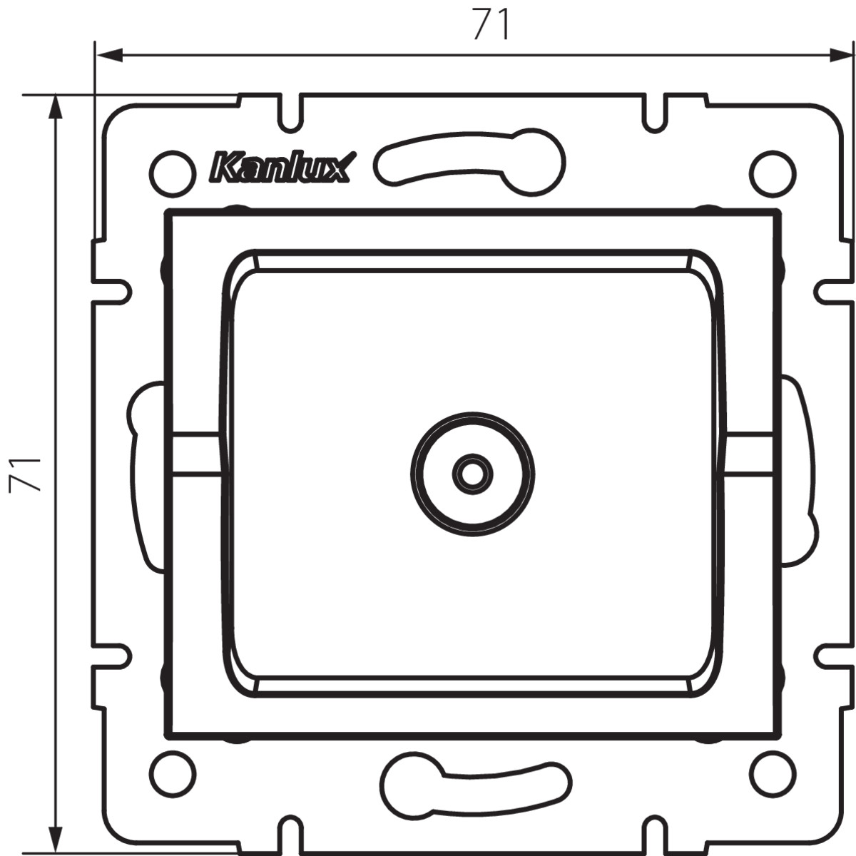 LOGI 02-1290-042 cm — технически чертеж