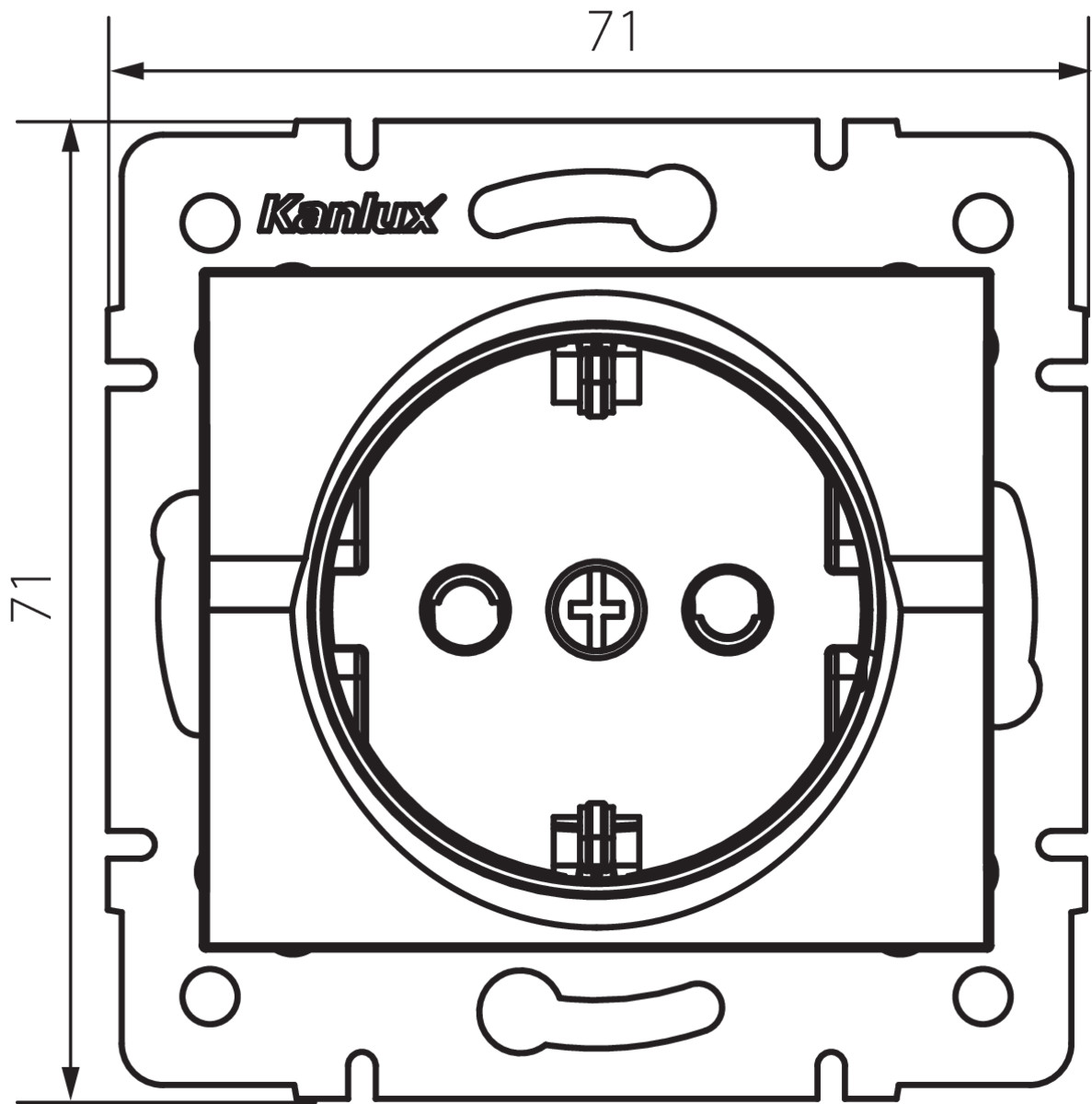 LOGI 02-1240-142 cm — технически чертеж