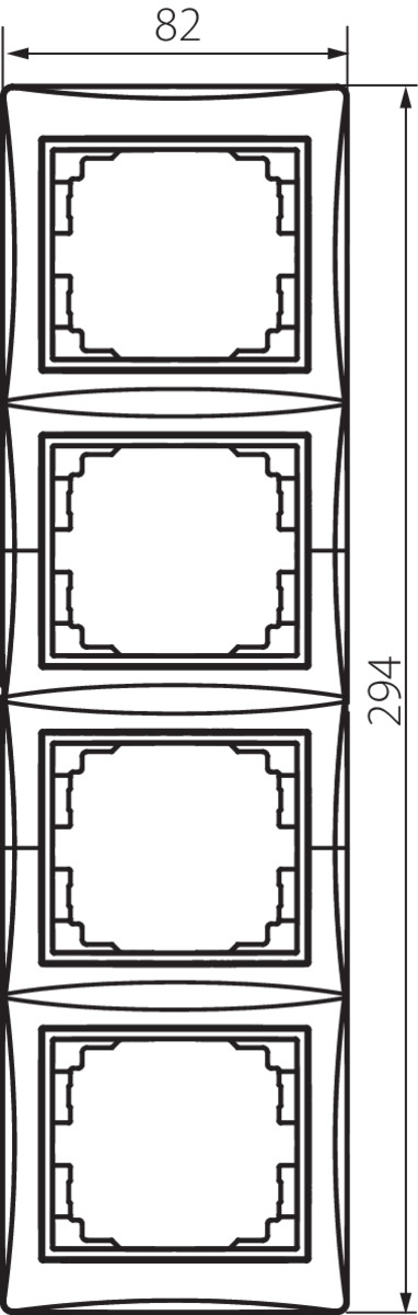 DOMO 01-1540-042 cm — технически чертеж