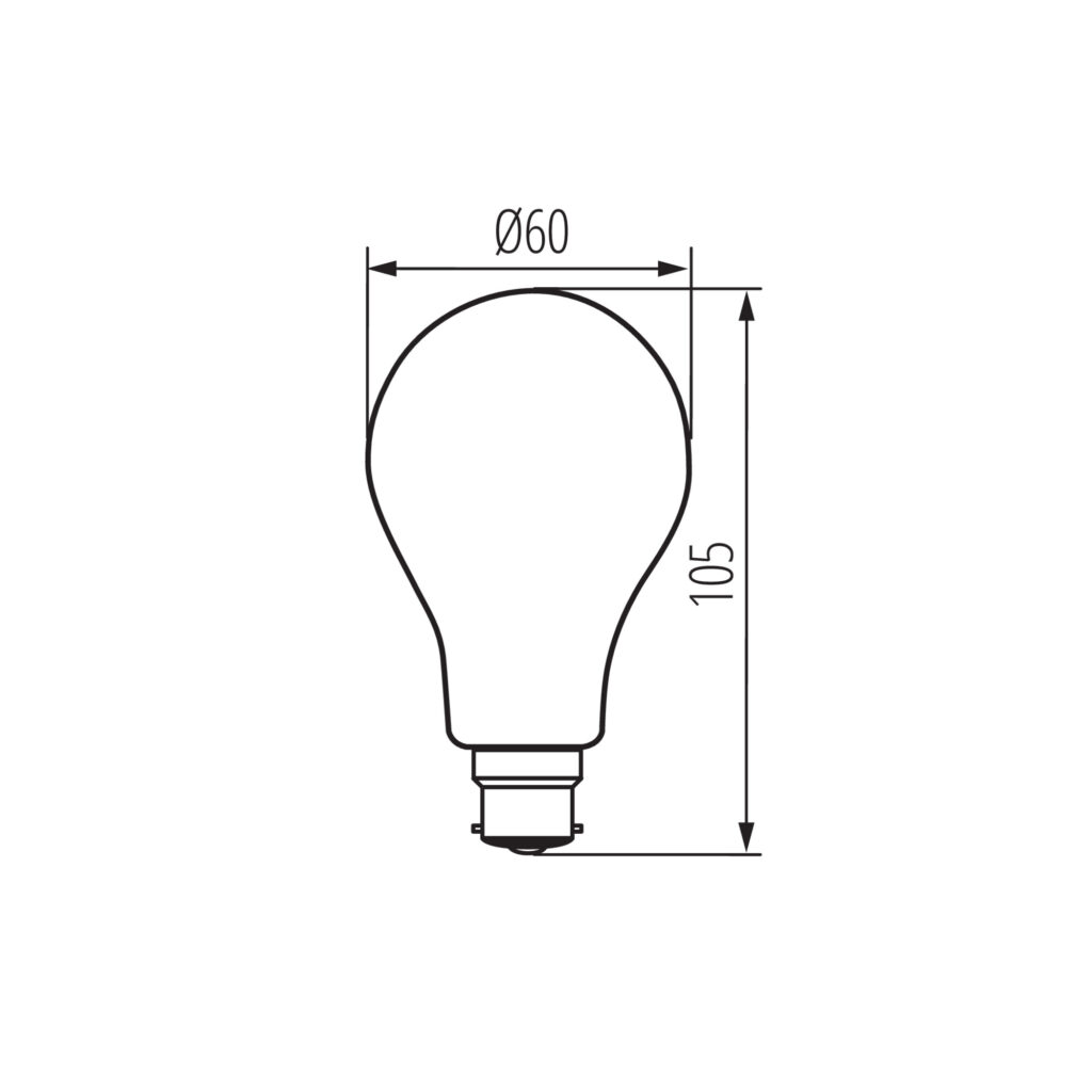 LED източник на светлина — технически чертеж