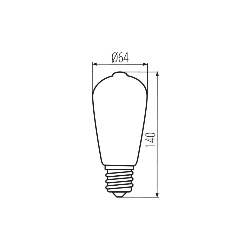 LED източник на светлина — технически чертеж