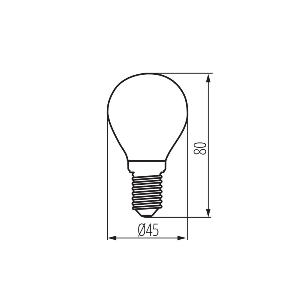 LED източник на светлина — технически чертеж