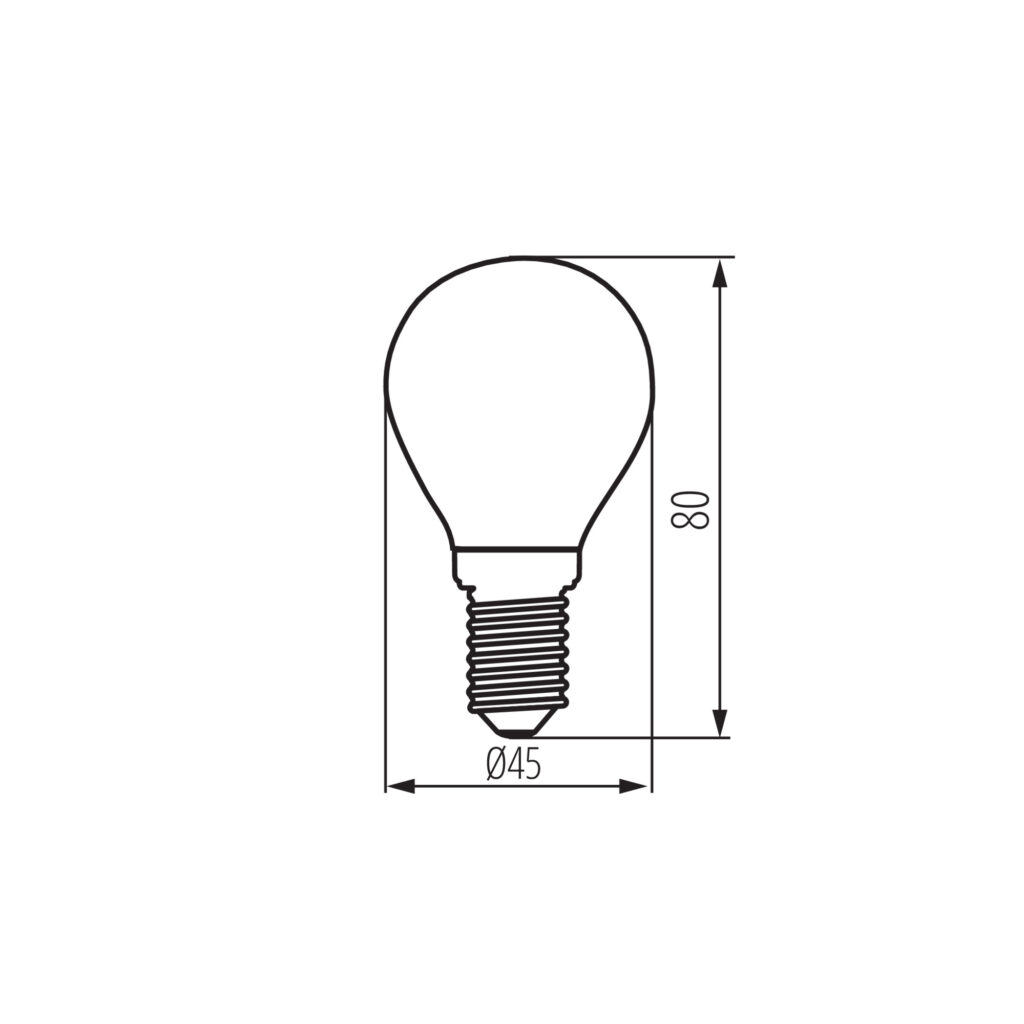 LED източник на светлина — технически чертеж