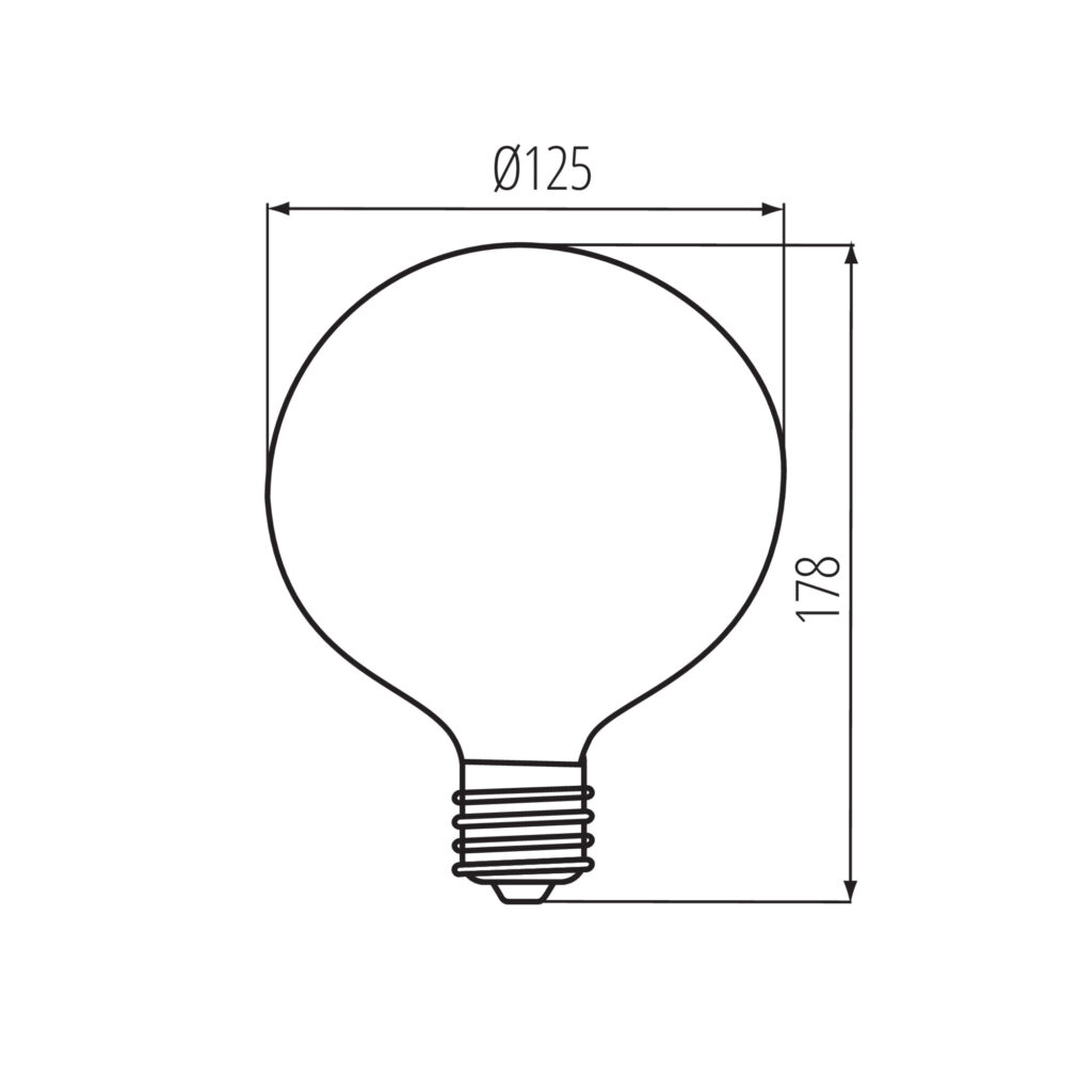LED източник на светлина — технически чертеж